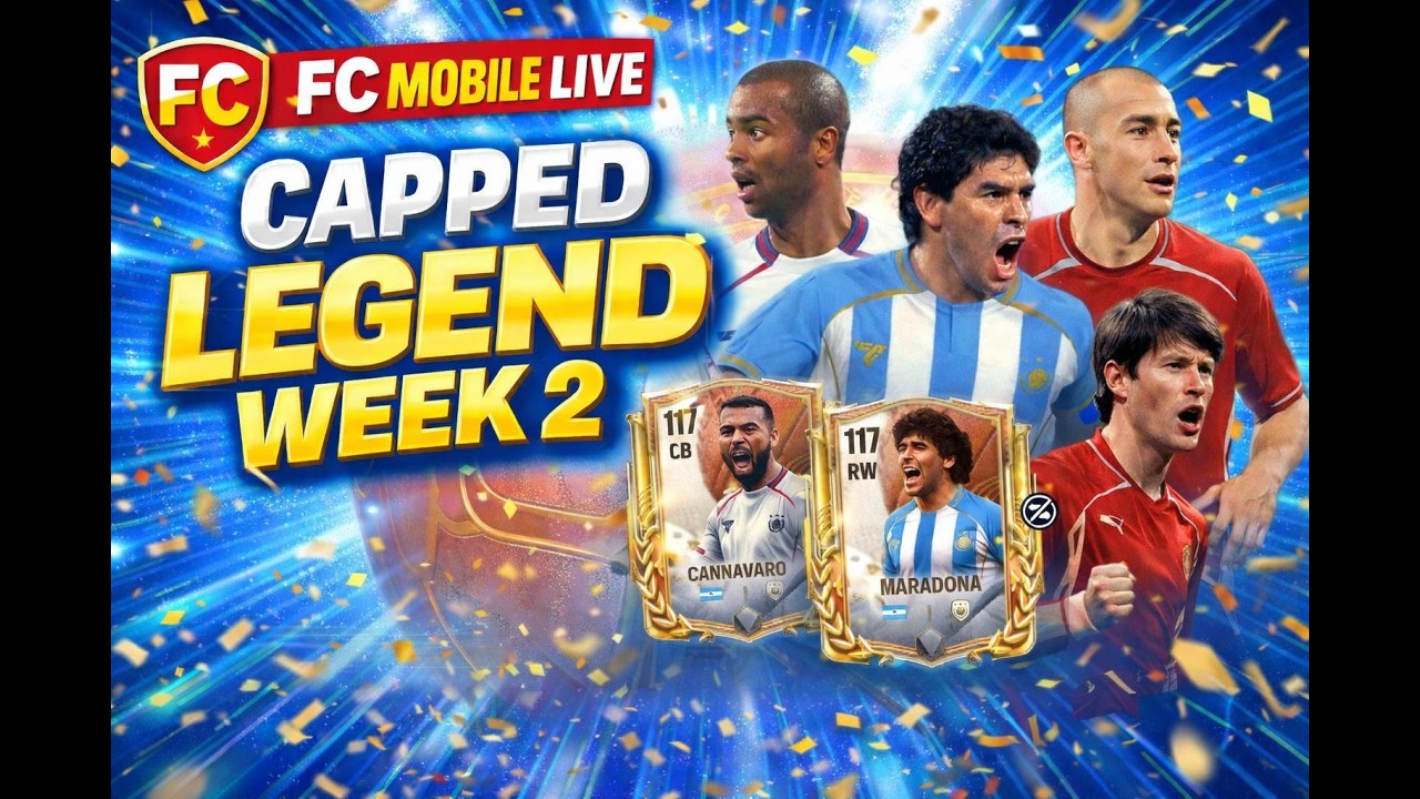 Capped Legend Week 2 Is Here! 🔥 FC Mobile LIVE Pack Opening & Grind!
