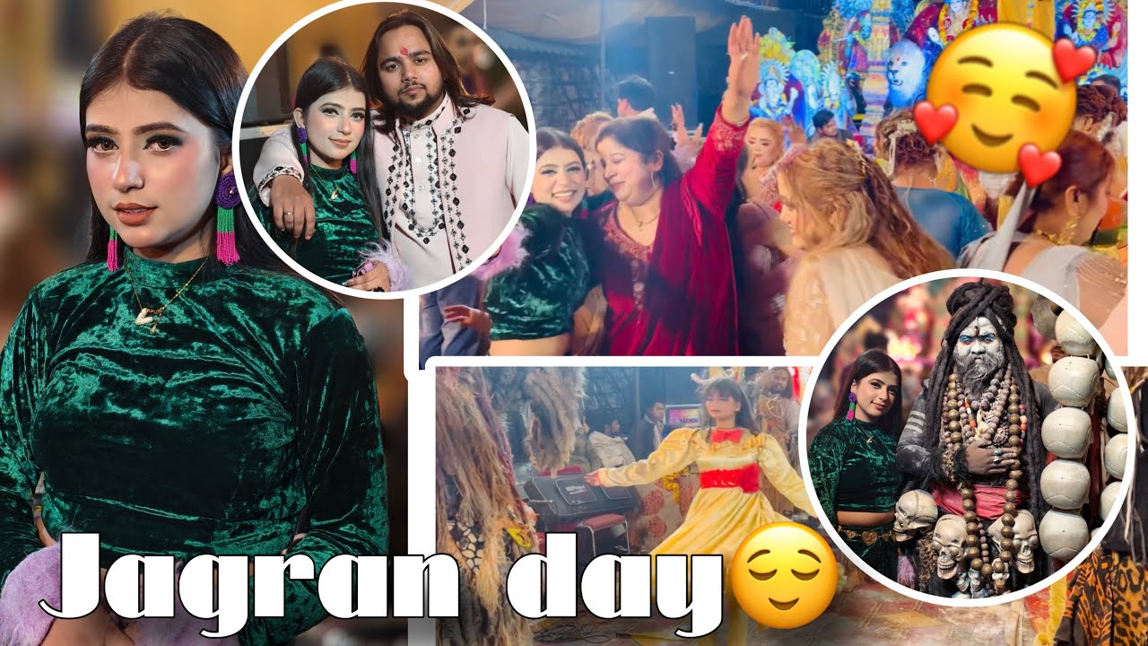 JAGRAN DAY🌸😌 | veer di wedding | Piyush weds Vanshika