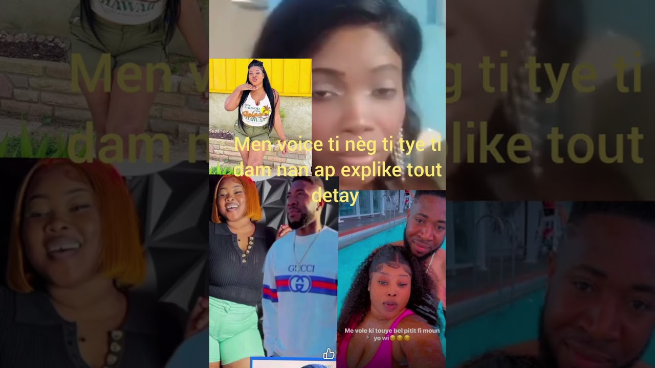 Men voice ti nèg ki tye ti dam nan kap explike tout detay #news #collage #duo #greenscreen #comed