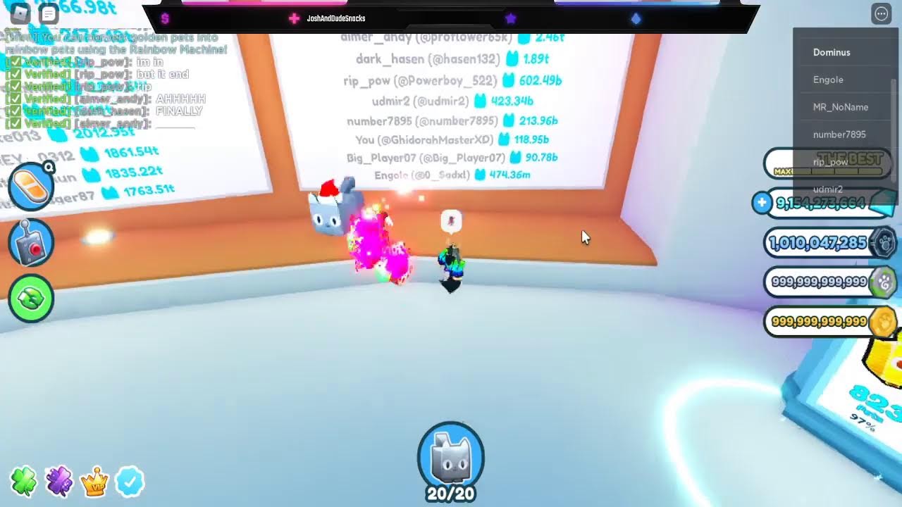 🎉RB Haxolotl Giveaway🎉 - Pet Simulator X Livestream 🔴