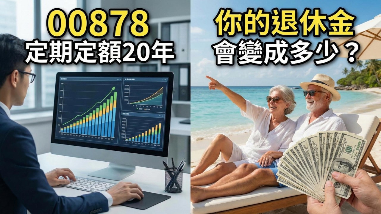 00878定期定額20年，你的退休金會變成多少？