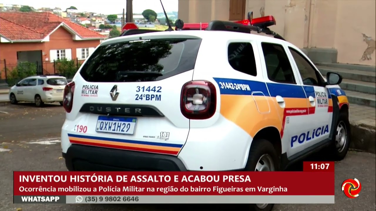 Mulher inventa assalto à própria casa e acaba descoberta em Varginha