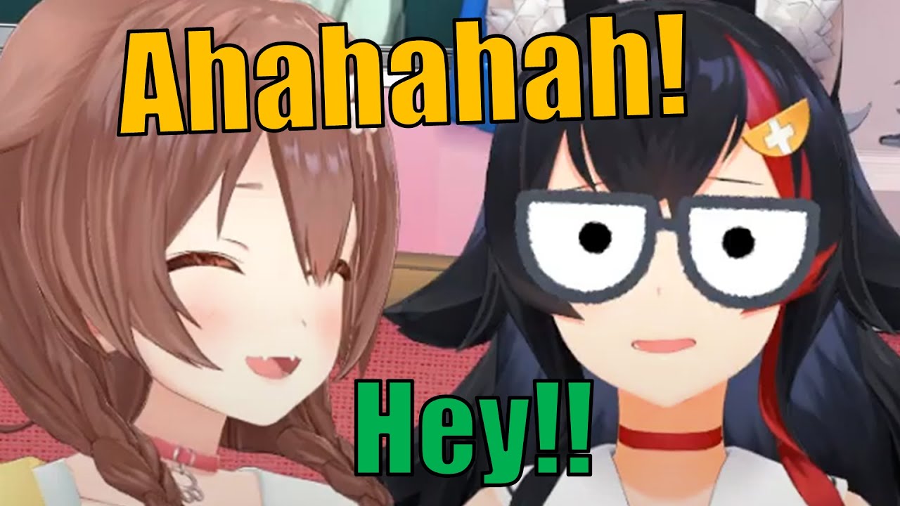 [ 14 Apr 2023 ] Korone Having Too Much Fun With Mio's Face [ Eng Subs ]