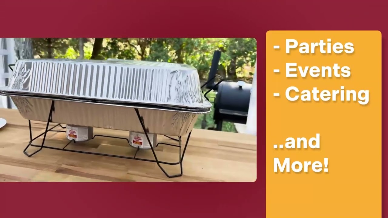 No More Flies in your Food. Skorr Lid Locking Wire Buffet Set. Perfect for Parties, Catering Events.