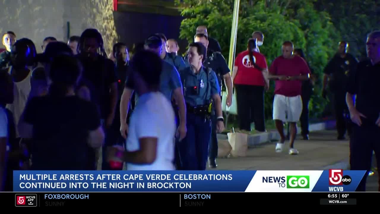 Multiple arrests after Cape Verde fans block Brockton street