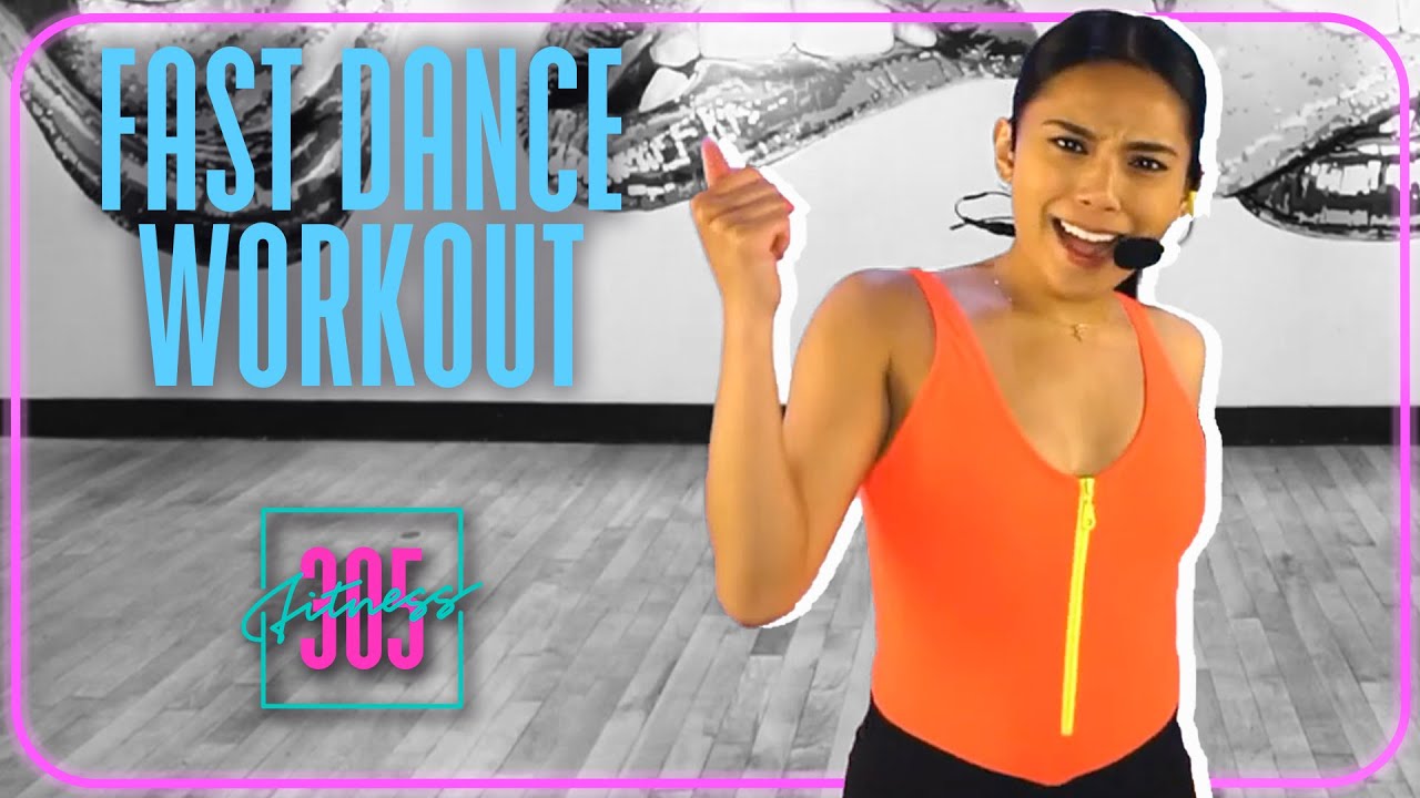 Fast 15 Minute Dance Cardio Workout w/ Marielle! ⚡ 305 Fitness