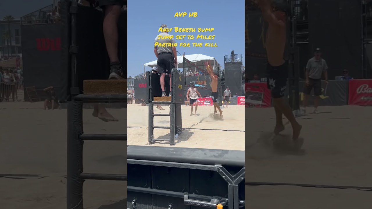 AVP HB - Andy Benesh bump jump set to the Miles Partain kill/point