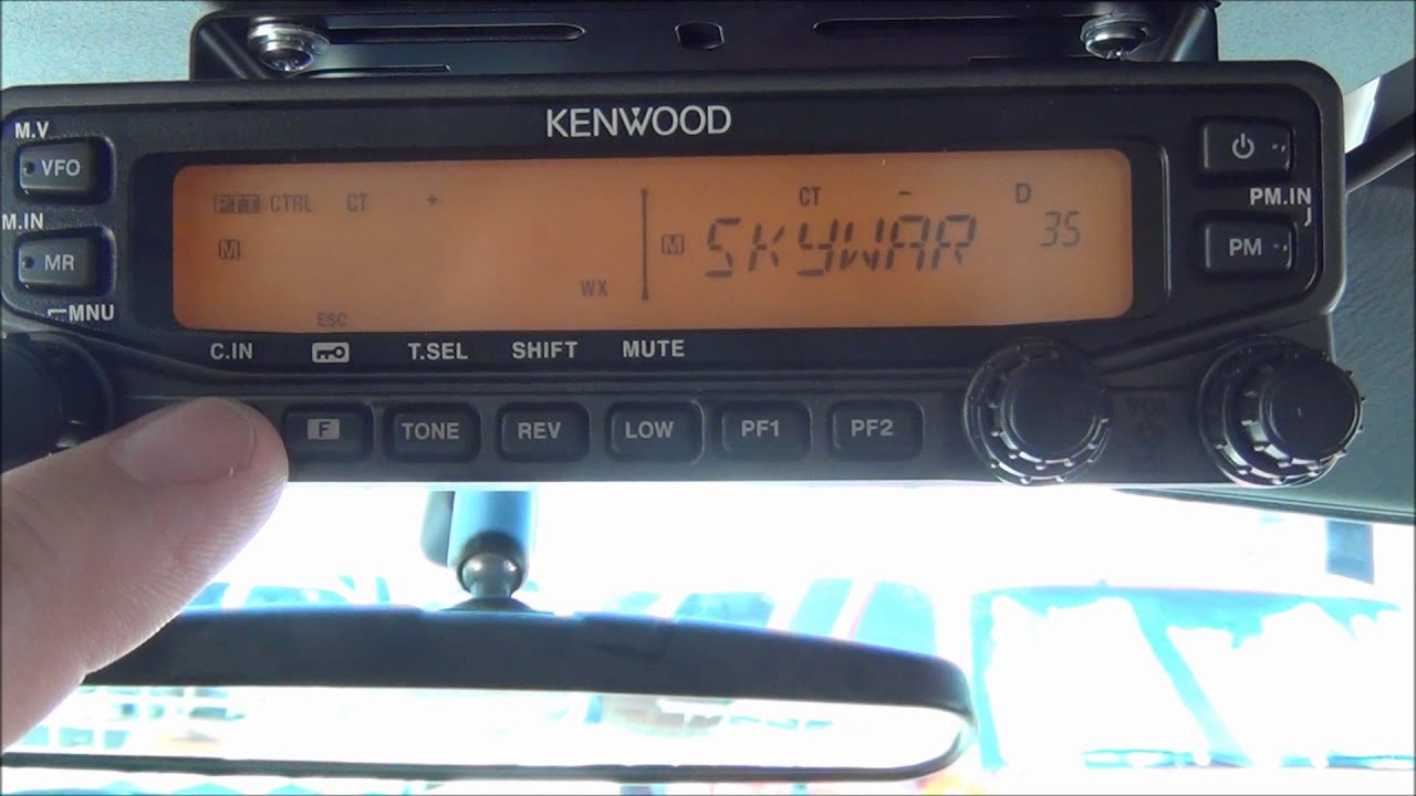 Programming a repeater into a Kenwood TM-V71 Amateur Radio - AF5DN