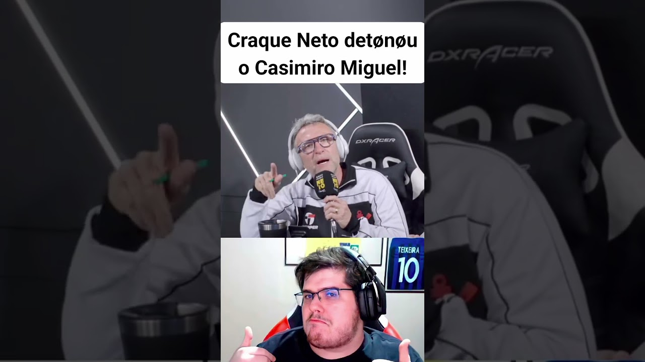 CRAQUE NETO  | detonou o Casimiro Miguel da caze TV por negar imagens para o programa dele #shots#😲