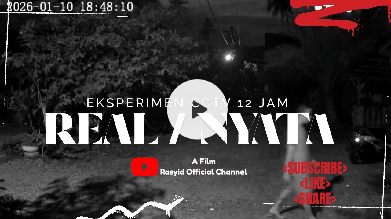 MERINDING‼️EKSPERIMEN CCTV 12 JAM DI HALAMAN RUMAH, PART 143 MEMANTAU AKTIFITAS DI MALAM HARI!!