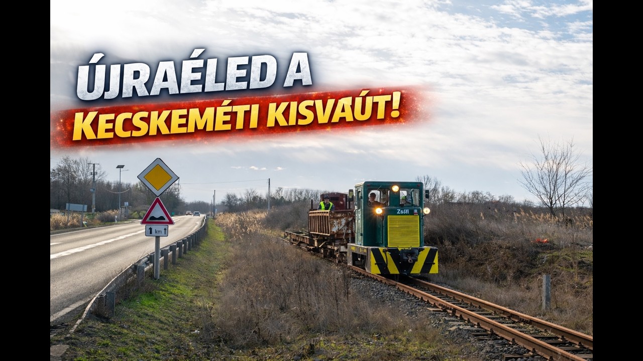 ÚJRAÉLED A KECSKEMÉTI KISVASÚT! – Mozdonyos visszatérés civil összefogással!