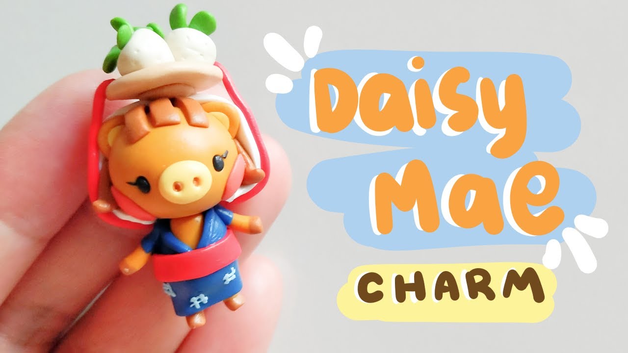 Animal Crossing | Daisy Mae Charm | Polymer Clay