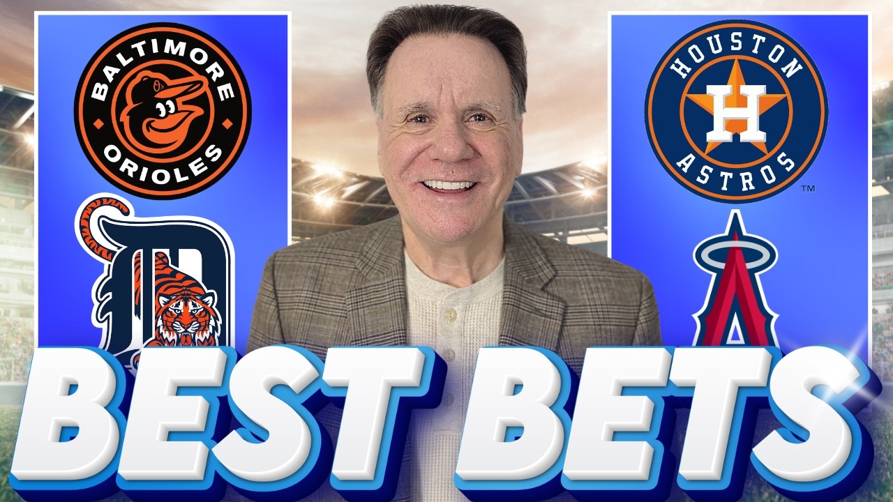 MLB Predictions Today! Orioles vs Tigers + Astros vs Angels