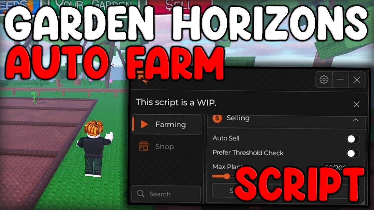 [🔥NEW] Garden Horizons OP Script Auto Farm, Infinite Seeds, Dupe - Roblox 2026
