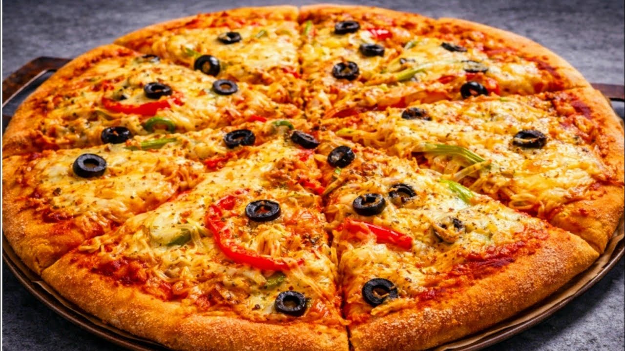بدون دقيق أبيض بيتزا بالفينو صحية خفيفة كدوب فالفم إقتصادية وسريعة التحضيرpizza