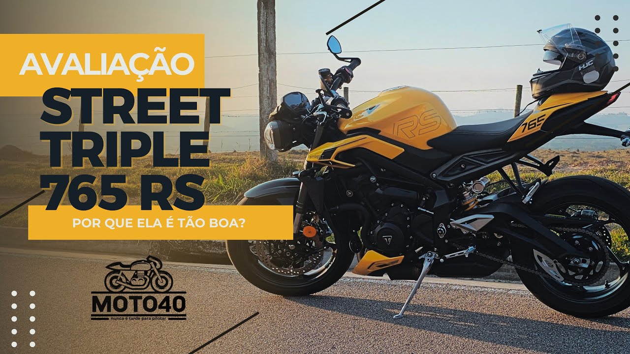 Avaliação Triumph Street Triple RS 2024 - A moto perfeita para quem quer evoluir.