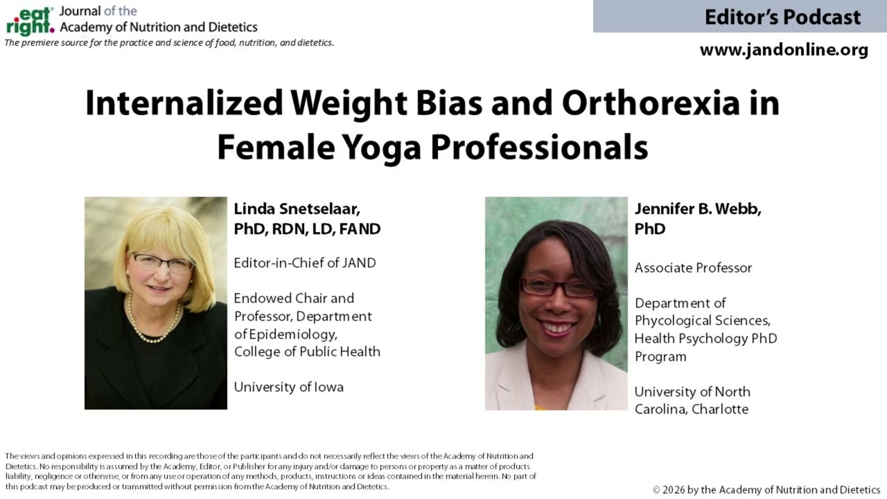 Internalized Weight Bias and Orthorexia in Female Yoga Professionals