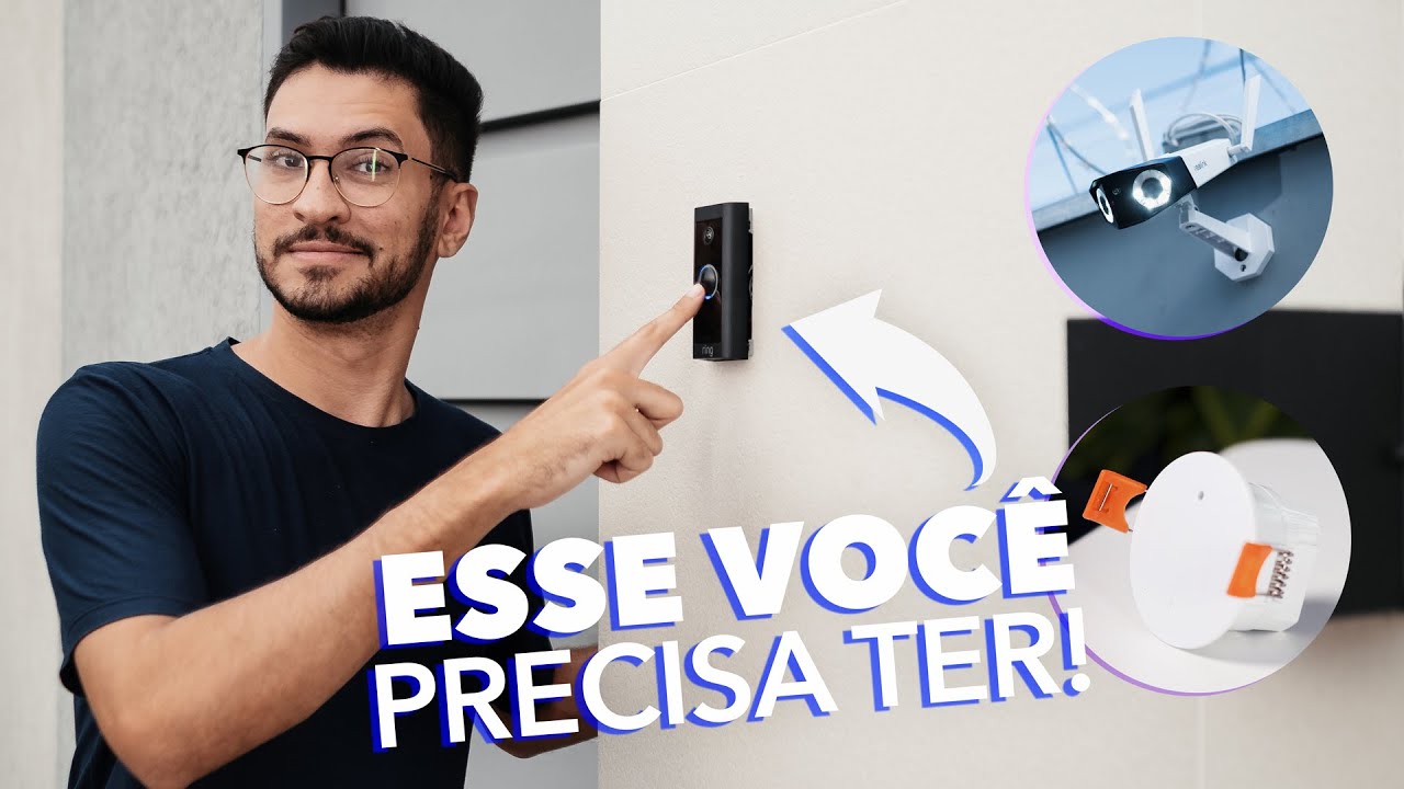 5 DISPOSITIVOS que transformaram minha CASA INTELIGENTE! | video porteiro, câmeras, sensores e mais!