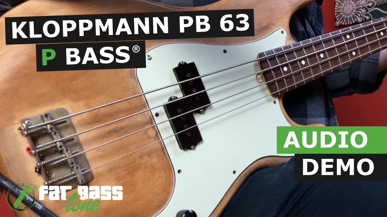 Kloppmann PB 63 Precision Bass Pickup Demo