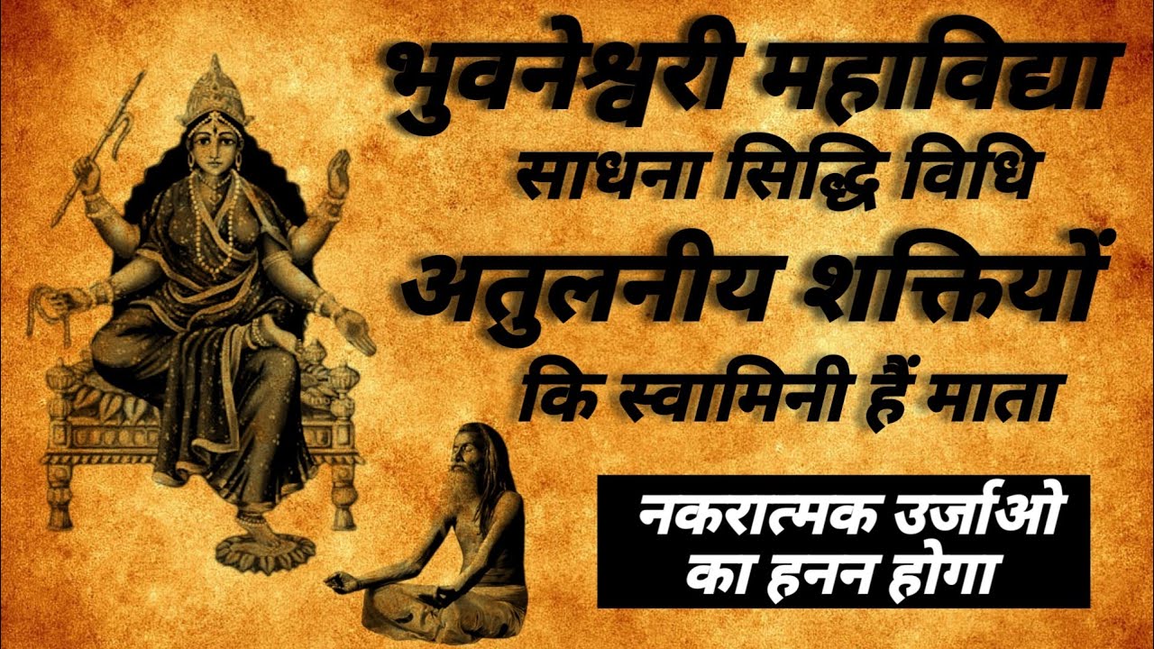 Mata Bhuvaneshwari Sadhna | भुवनेश्वरी साधना | महाविद्या साधना | #mantratantra