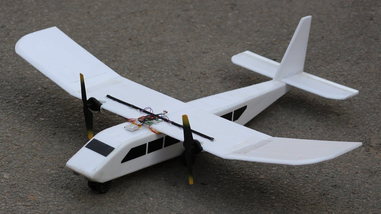 How To Make a Airplane Using Drone Motor