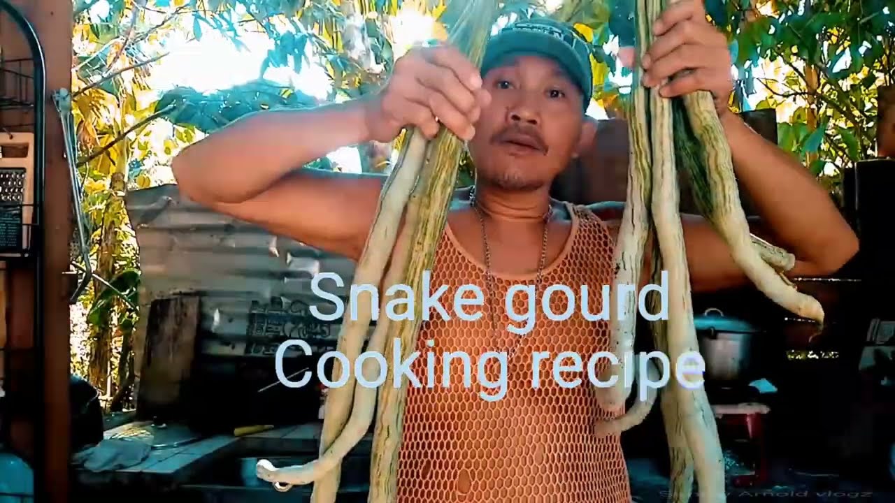 snake gourd cooking recipe|simply Arnold vlogz