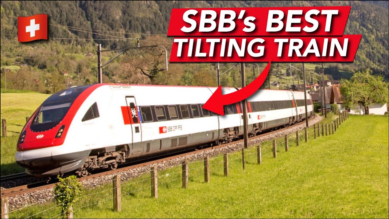 Из Женевы в Цюрих на ЛУЧШЕМ наклонном поезде SBB в первом классе
