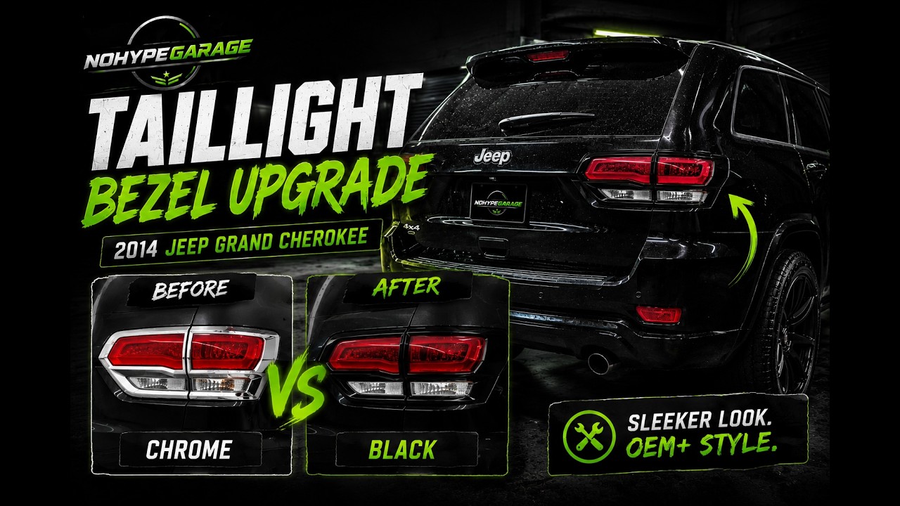 Jeep Grand Cherokee taillight removal & Bezels