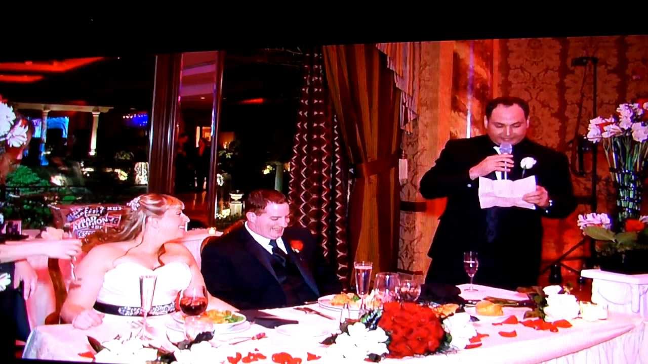 Tom's Best Man Speech/toast at Red's wedding 4/6/12