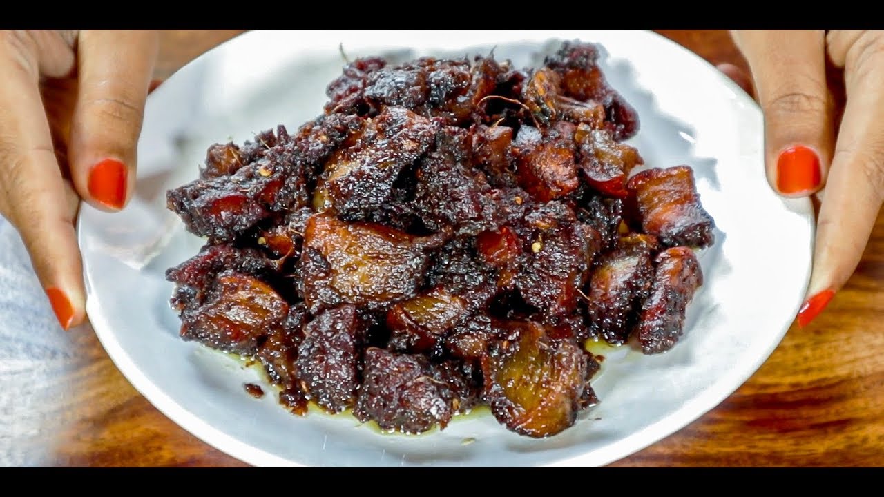 Smoked Pork with Ghost Chillies | Northeast Indian Pork Recipes | Pork Recipe