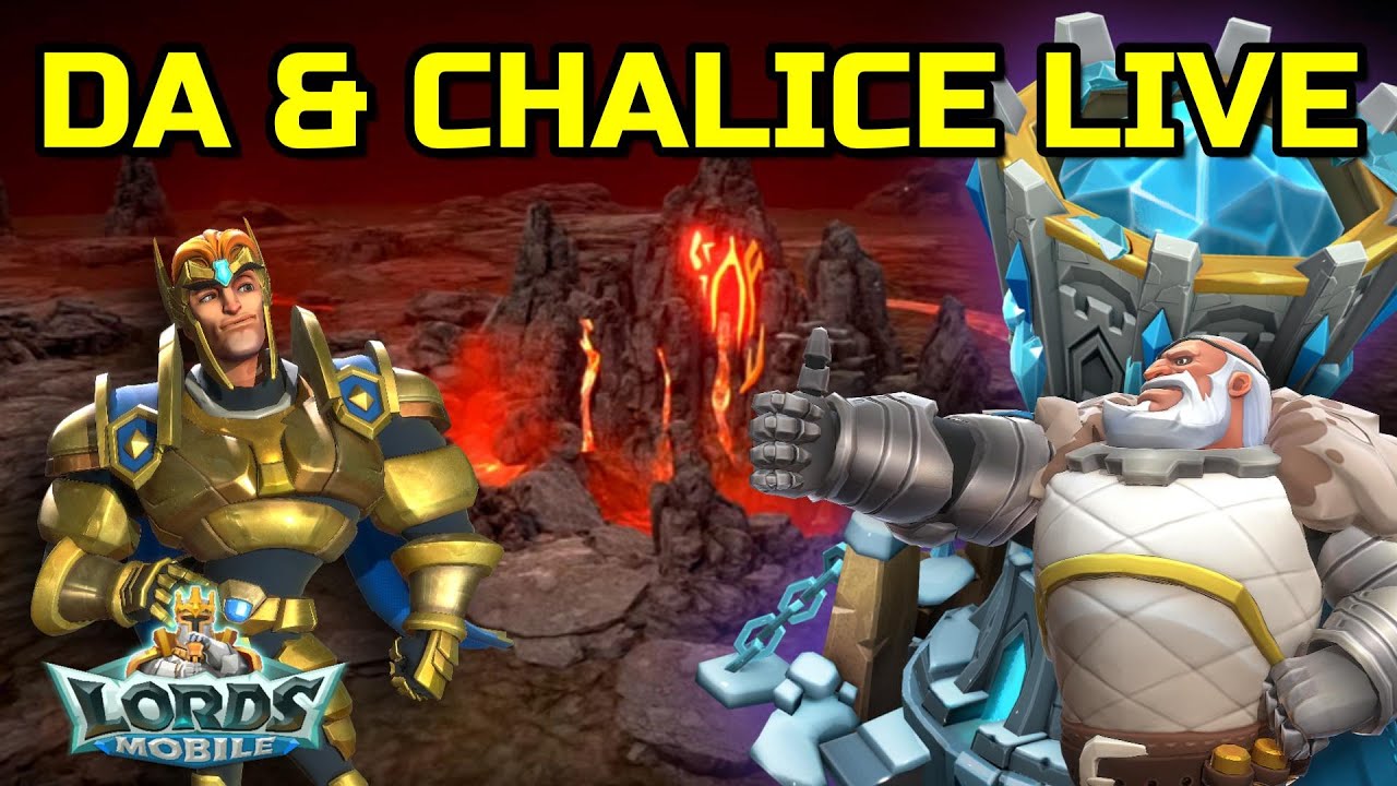 Pushing 1DB Skelz For Chalice! Then TWK Dragon Arena! Lords Mobile