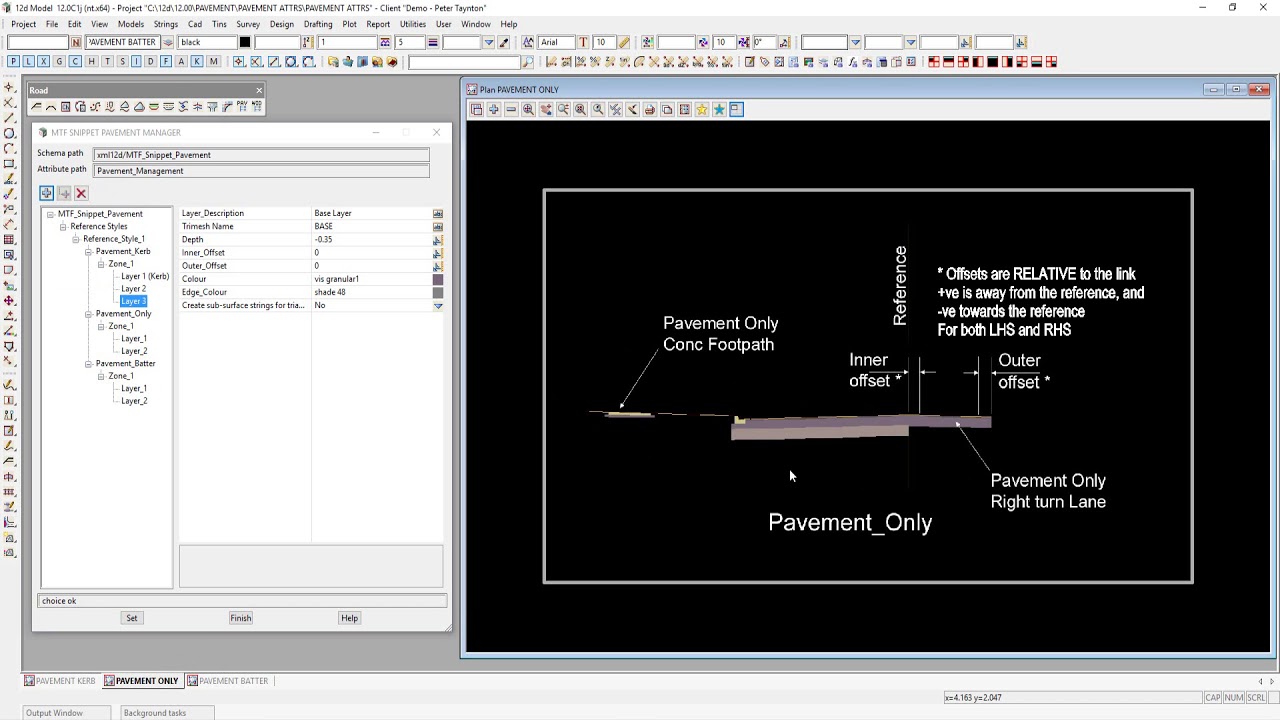 01. Pavement Snippet Attributes - Create/Edit