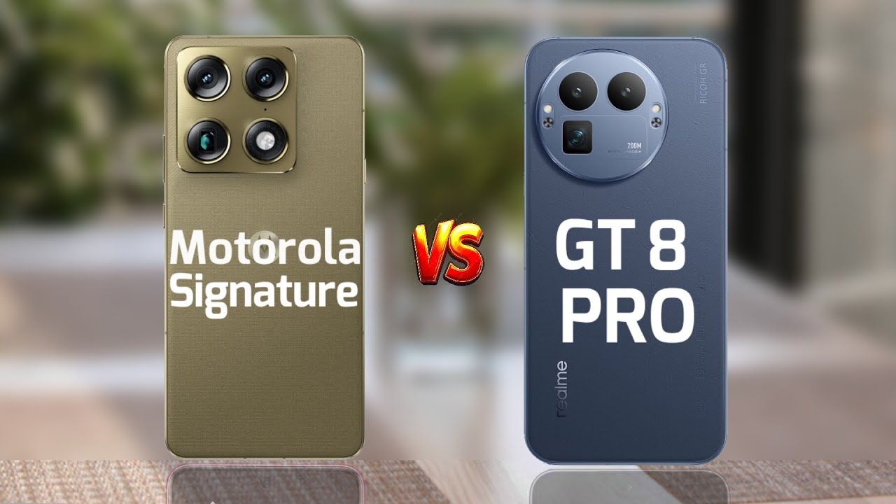 Motorola Signature Vs Realme GT 8 Pro