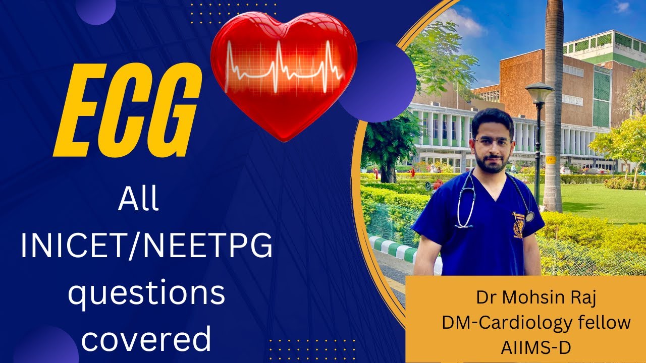 ECG QUESTIONS: You Can Get Them All Right In INICET/NEETPG!