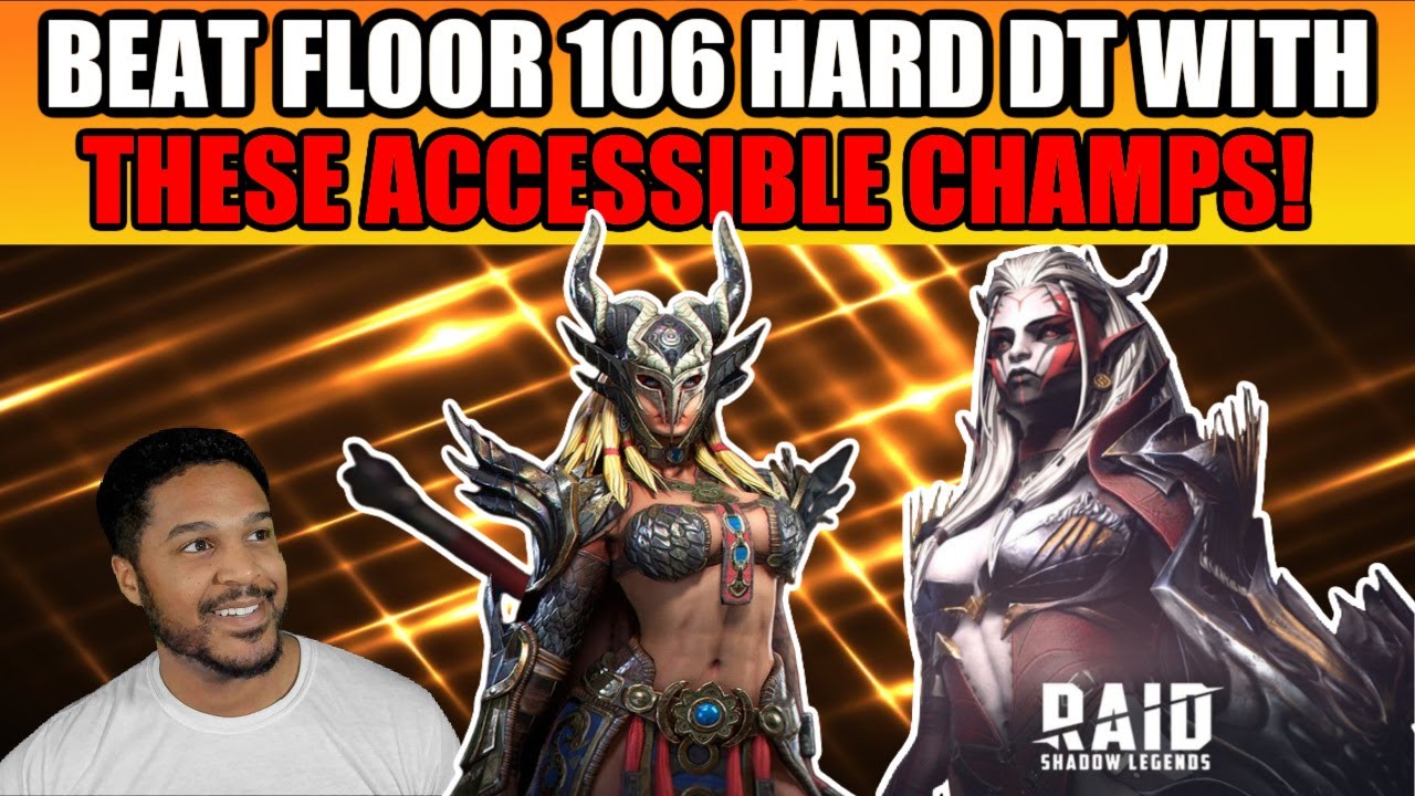 Utilizing POOR Man's Champions to Beat Floor 106 of HARD Doom Tower! Raid: Shadow Legends