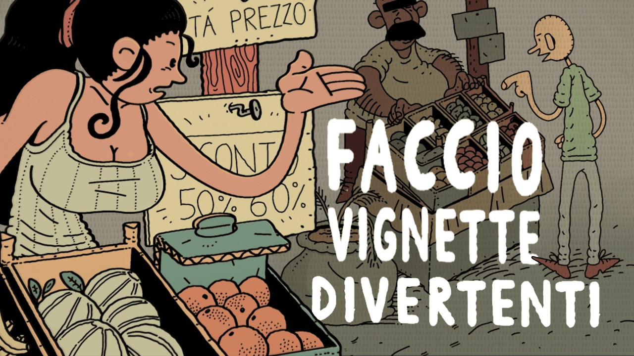 MERCATO ORTOFRUTTICOLO. | Disegno Fumetti Divertenti - Digital Art su Procreate