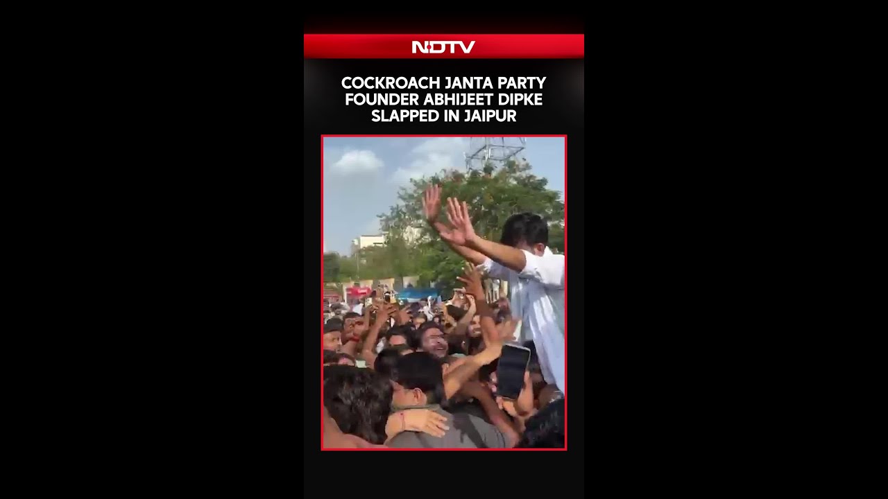 CJP Founder Abhijeet Dipke Slapped Before Jaipur Speech
