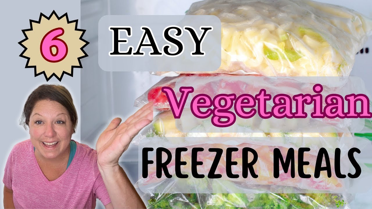6 EASY VEGETARIAN  FREEZER MEALS YOU NEED TO MAKE || FILL YOUR FREEZER WITH ME
