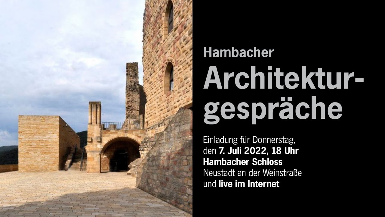 Brücken ins Morgen – Bauen nach der Flut | 9. Hambacher Architekturgespräch