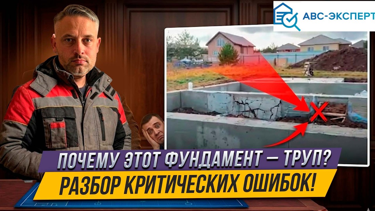 Почему этот фундамент – труп? Разбор критических ошибок❗️