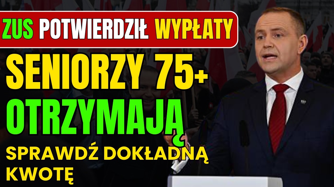 ZUS potwierdził: Seniorzy 75+ otrzymają dodatkowe pieniądze &ndash; sprawdź dokładną kwotę