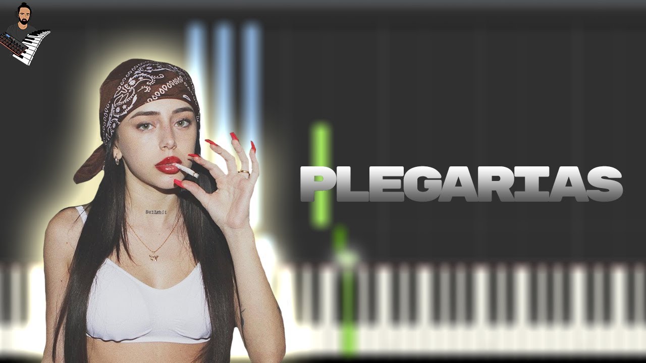 Nicki Nicole - Plegarias | Instrumental Piano Tutorial / Partitura / Karaoke / MIDI
