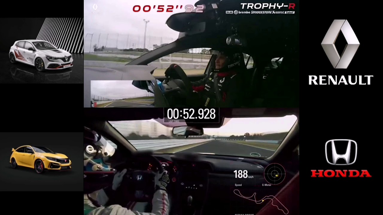 Track Battle 01: Honda Civic Type-R Limited Edition vs Renault Megane 4 RS Trophy-R