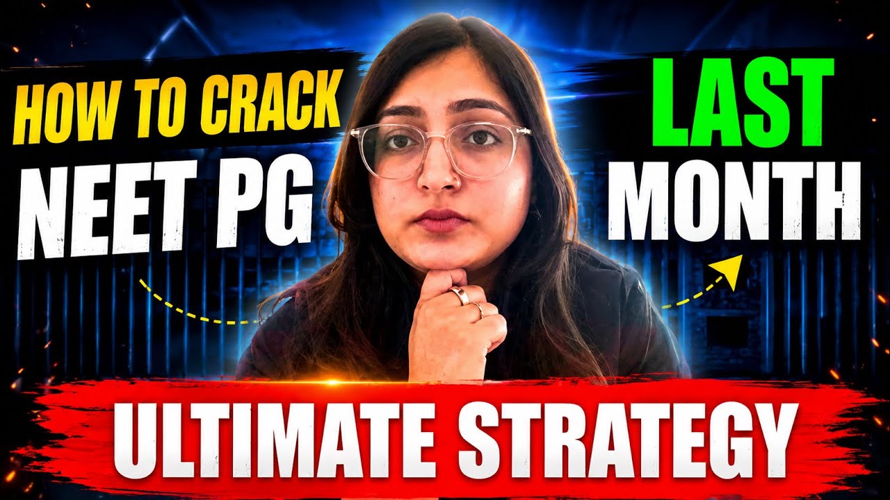 NEET PG 2026: Last 40 Days ULTIMATE Strategy 🔥 | Schedule, GT Frequency & Revision Plan #neetpg