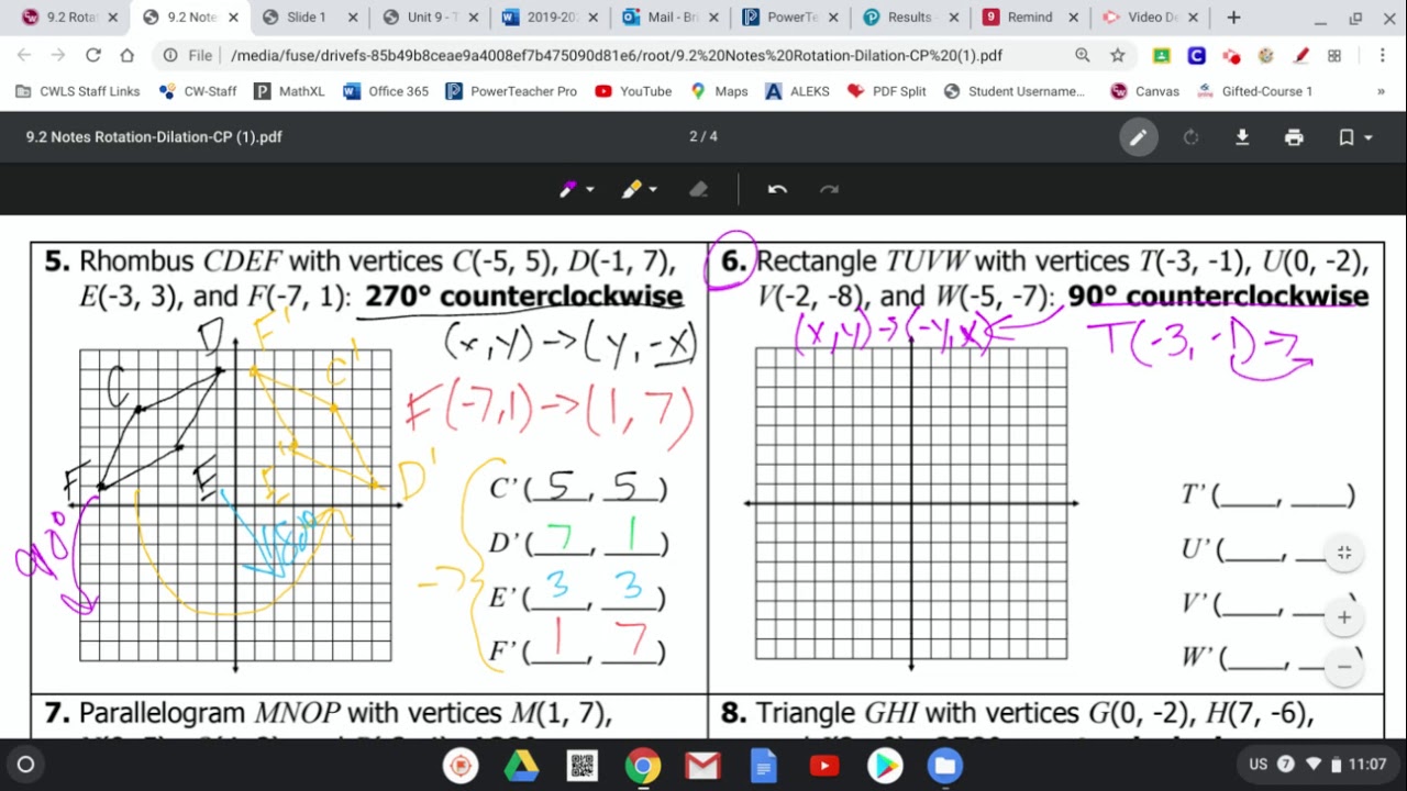 9.2 Rotations #5-11-CP