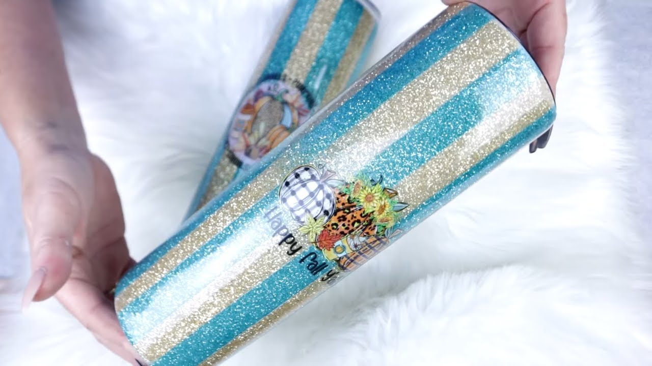 Reverse Double Glitter Ombre' Tumbler Tutorial