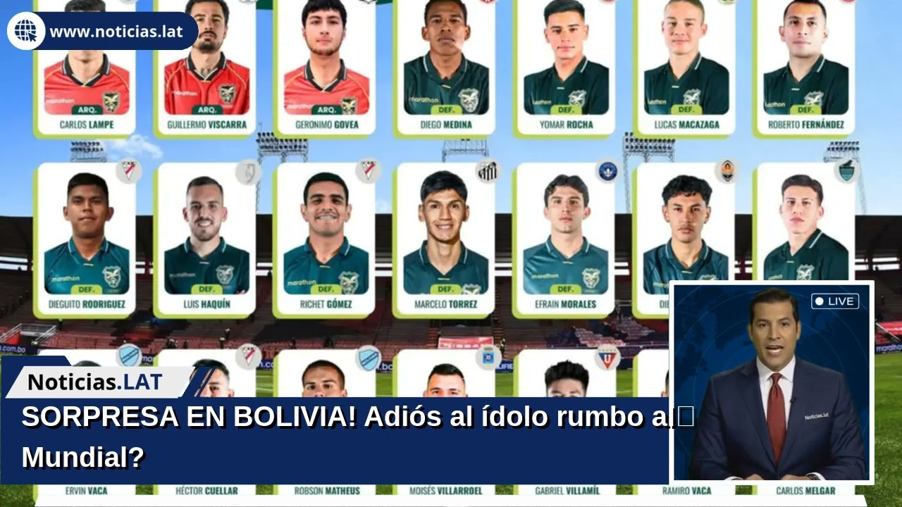 ¡SORPRESA EN BOLIVIA! ¿Adiós al ídolo rumbo al Mundial?