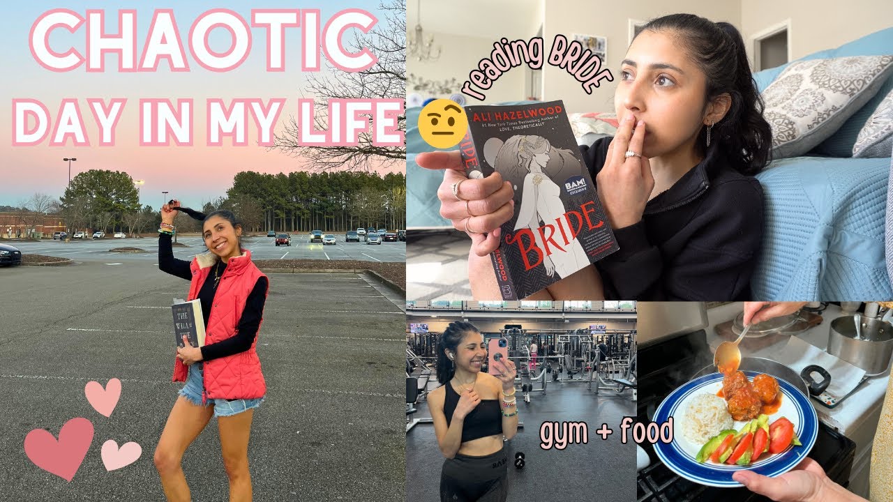 DAY IN MY LIFE (reading Bride, food, face time with me, gym, running errands & more)