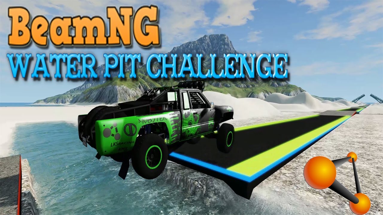 BeamNG - Water Pit Challenge
