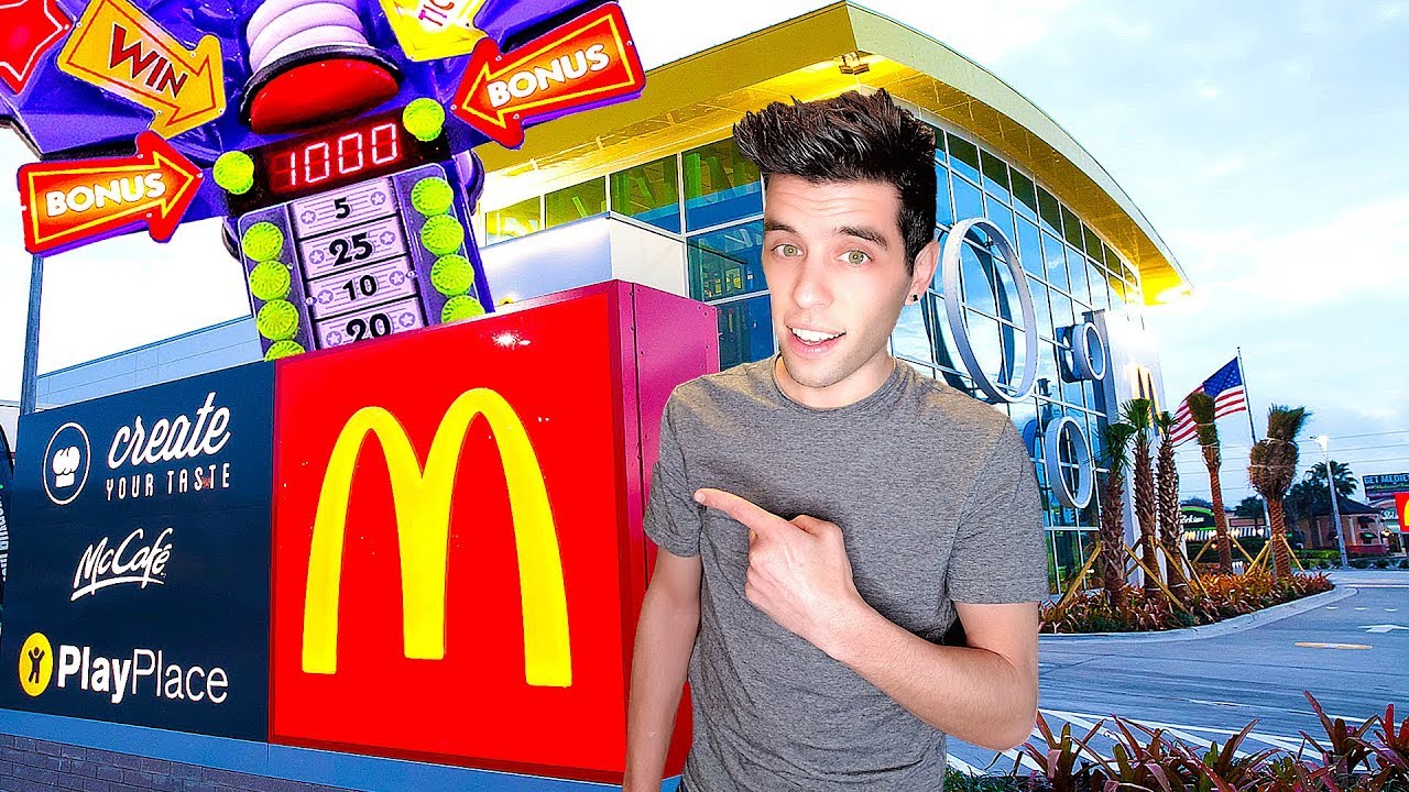 Won The Huge Arcade Jackpot at the World's Largest McDonalds!